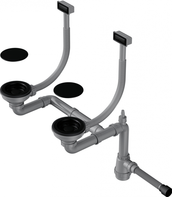 Арматура для двухчашевых моек Omoikiri WK-2C-GB 4956759 - фото 23135