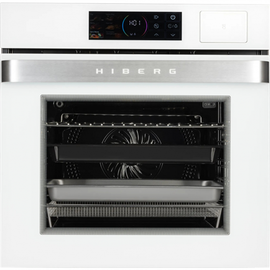 Электрический духовой шкаф HIBERG S-VM 6415 W SMART - фото 33035