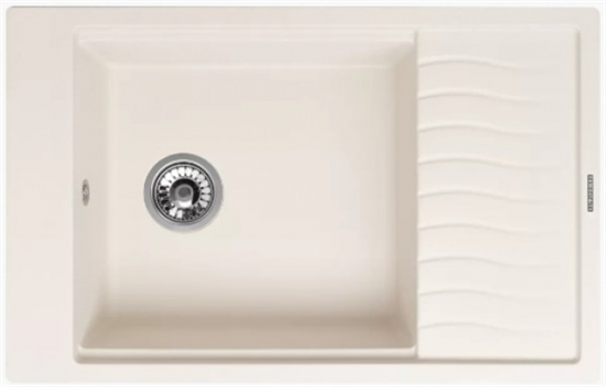 Кухонная мойка Kuppersberg MILA 1B1D WHITE - фото 33544