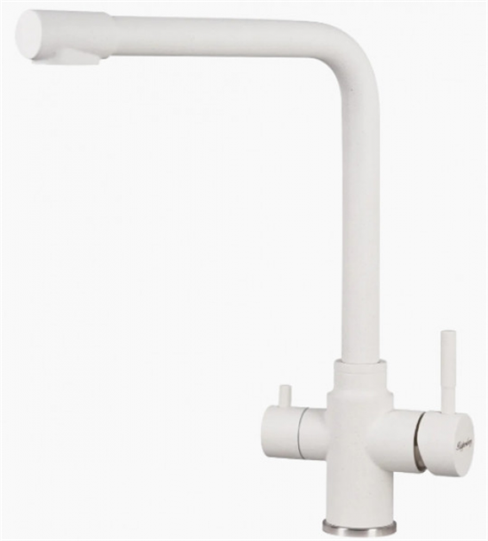 Смеситель для кухонной мойки Kuppersberg Geo KG2385CR white - фото 33547