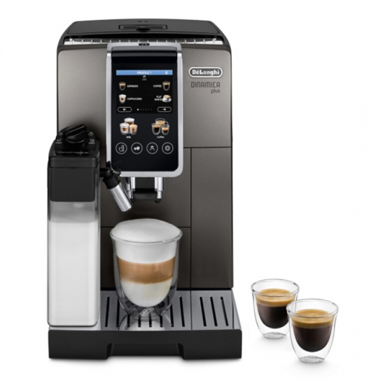 Кофемашина DeLonghi Dinamica Plus ECAM380.95.TB,  черный/серый - фото 33738