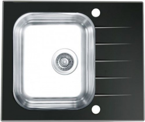 Кухонная мойка Alveus Vitro 10 RAL9005-90 черная 1114557 - фото 34138