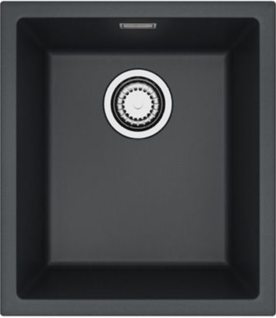 ALVEUS Мойка для кухни ALVEUS OMNI 10 GRANITAL CARBON-G91  400x450x198 с сифоном 1145083 - фото 34695