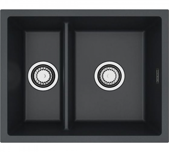 ALVEUS Мойка для кухни ALVEUS OMNI 50 GRANITAL CARBON-G91  550x450x198 с сифоном 1150202 - фото 34698