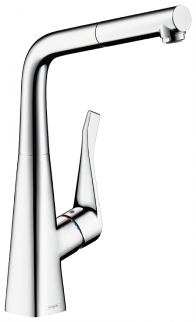 Смеситель Hansgrohe Metris 14821000 для кухонной мойки - фото 35218