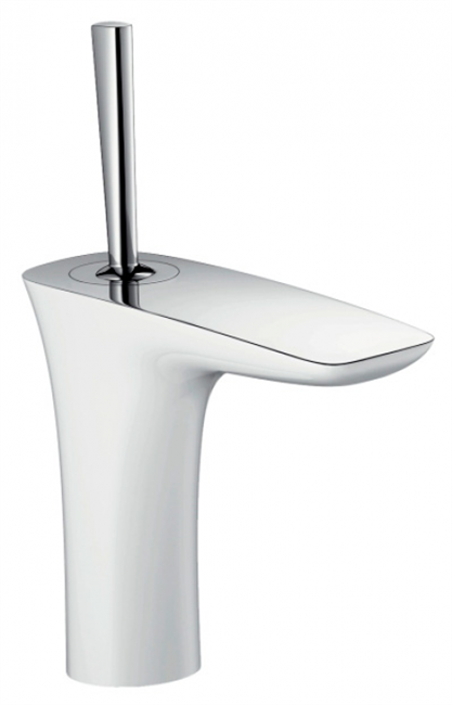 Смеситель Hansgrohe Pura Vida 15074400 для раковины, хром/белый - фото 35266