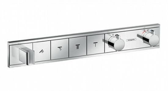 Смеситель Hansgrohe RainSelect 15357000 для душа, термостатический, хром - фото 35283