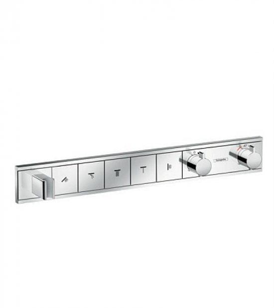 Смеситель Hansgrohe RainSelect 15358000 для душа, термостатический, хром - фото 35286