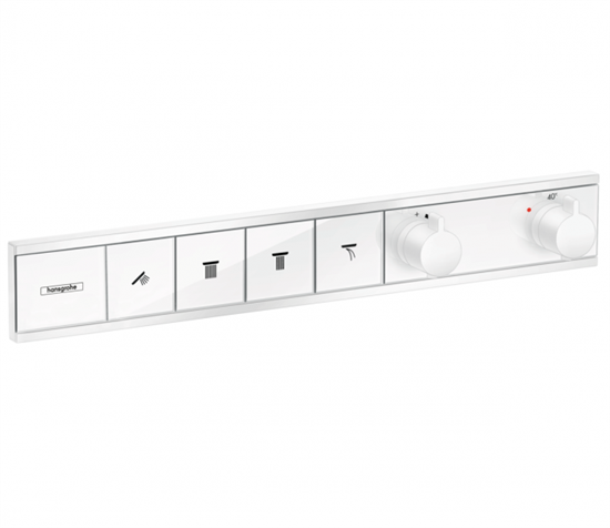 Смеситель Hansgrohe RainSelect 15382700 для душа термостатический, белый матовый - фото 35294