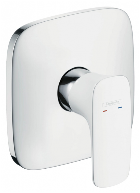 Смеситель Hansgrohe PuraVida 15665400 для душа, белый/хром - фото 35320