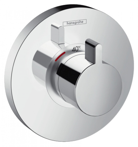 Термостат Hansgrohe ShowerSelect S 15741000 Highflow для душа, хром - фото 35344