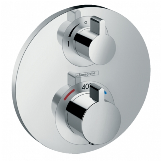 Смеситель Hansgrohe Ecostat S 15757000 для душа, с запорным вентилем, хром - фото 35353