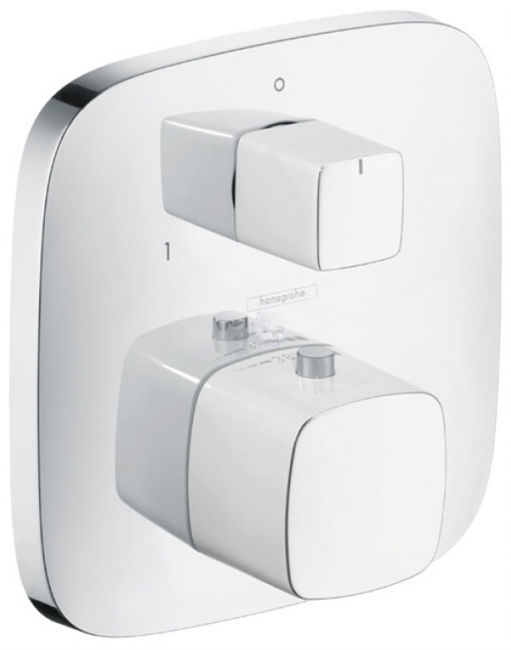 Смеситель Hansgrohe PuraVida 15771400 для душа, белый/хром - фото 35371