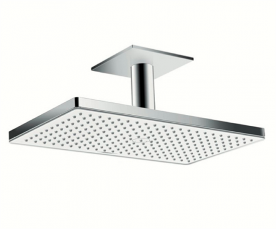 Верхний душ Hansgrohe Rainmaker Select, 460 x 270 мм, 1 режим струи, с держателем 24002400, белый/хром - фото 35878