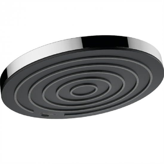 Верхний душ Hansgrohe Pulsify 24140000 S, 26 см, 1 режим струи, хром, диск графит - фото 35887