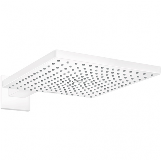 Верхний душ Hansgrohe Raindance 26238700, 300x300 мм, 1 режим струи, с держателем, белый матовый - фото 35989