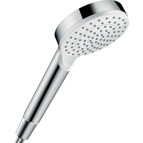 Ручной душ Hansgrohe Crometta 1jet EcoSmart 26333400, белый/хром - фото 36015
