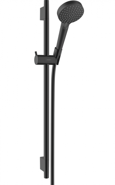 Душевой гарнитур Hansgrohe Vernis Blend, 26422670, 2 режима струи, корпус черный, лицевая часть черная - фото 36021