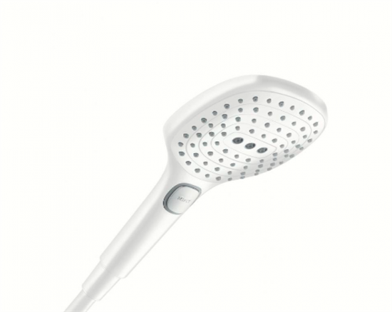 Ручной душ Hansgrohe Raindance Select E120 3jet 26520700, 12 см, 3 режима лейки белый матовый - фото 36038