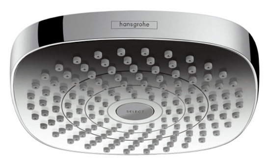 Верхний душ Hansgrohe Croma Select E 180 26524000, 18х18 см, 2 типа струи, без держателя, хром - фото 36041