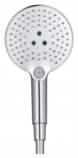 Ручной душ Hansgrohe Raindance Select E120 3jet 26530400, 3 режима, белый/хром - фото 36044