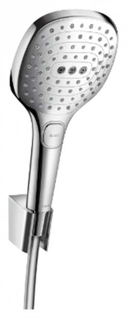 Душевой гарнитур Hansgrohe Raindance Select E 26720000, 3 режима струи, корпус хром, лицевая часть хром - фото 36084
