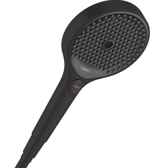 Ручной душ Hansgrohe Rainfinity 130 26864670, 3 типа струи, чёрный матовый - фото 36107