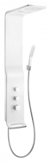 Душевая панель Hansgrohe Raindance 27008400 Lift 180 2jet термостатическая, белый/хром - фото 36127