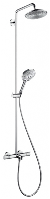 Душевая система Hansgrohe Raindance 27117000 Select S 240 Showerpipe с термостатом, хром - фото 36135