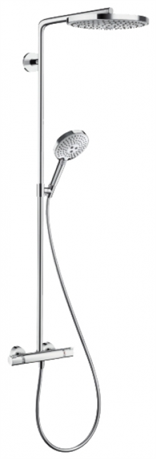 Душевая система Hansgrohe Raindance Select Showerpipe S240 2 jet 27129000, хром - фото 36139