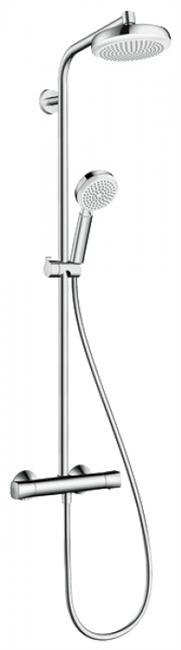 Душевая система Hansgrohe Crometta 27266400 160 1jet для душа, белый/хром - фото 36152