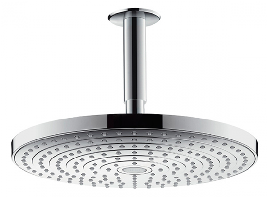Верхний душ Hansgrohe Raindance Select 27337000, 30х30 см, 2 режима струи, с держателем - фото 36162