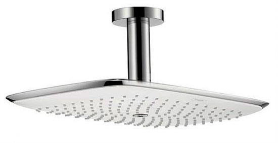Верхний душ Hansgrohe PuraVida 400 1jet 27390400, белый/хром - фото 36175