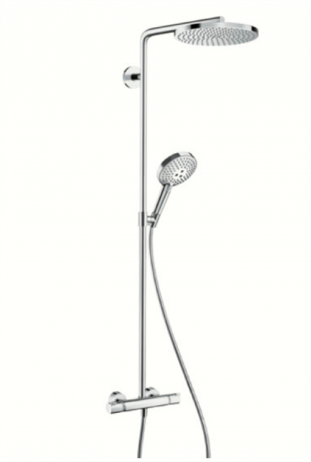 Душевая система Hansgrohe Raindance Select S Showerpipe 240 1jet PowderRain 27633000, хром - фото 36192