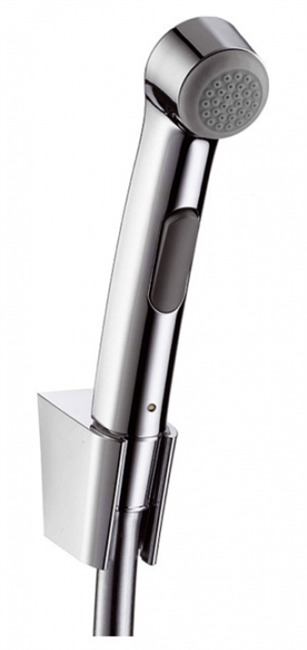 Гигиенический душ Hansgrohe со смесителем, хром, 32128000/26457000/75615000/01800180 - фото 36538