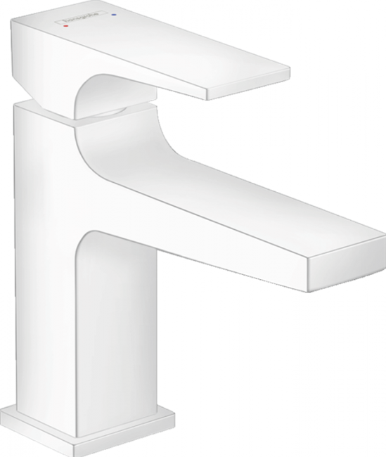 Смеситель Hansgrohe Metropol 32500700 для раковины, белый матовый - фото 36547