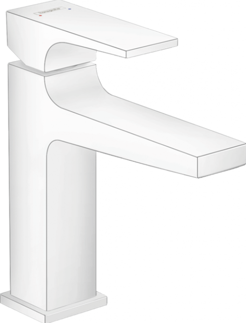 Смеситель Hansgrohe Metropol 32507700 для раковины, белый матовый - фото 36554