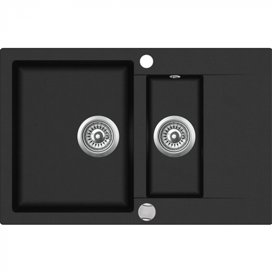 Кухонная мойка Teka Clivo 60 B-TQ (40148020) черный металлик - фото 36819