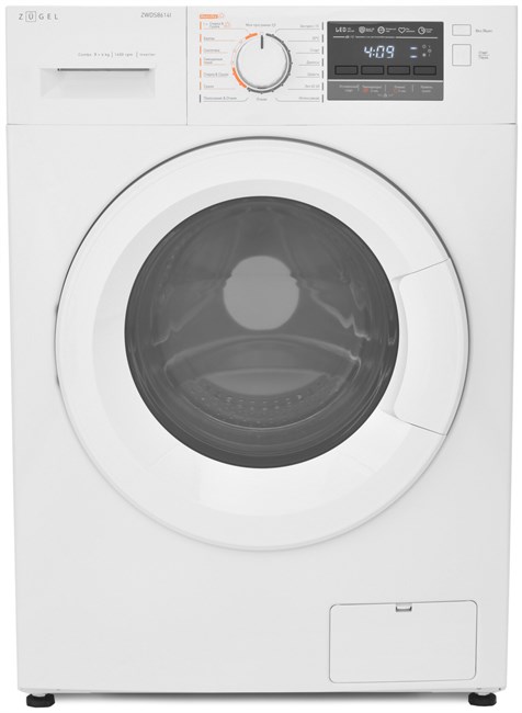 Стиральная машина с сушкой Zugel ZWDS8614I, белая - фото 37855