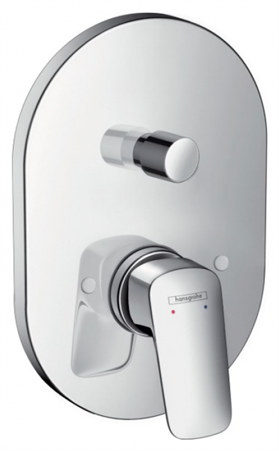 Смеситель Hansgrohe Logis 71406000 для ванны и душа, хром - фото 38409