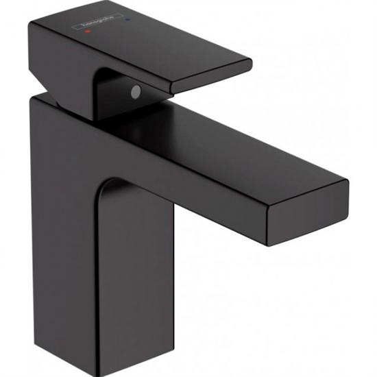 Смеситель Hansgrohe Vernis Shape 71561670 для раковины, матовый черный - фото 38438