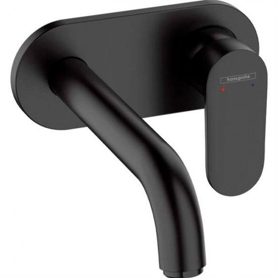 Смеситель Hansgrohe Vernis Blend 71576670 для раковины, черный матовый - фото 38448