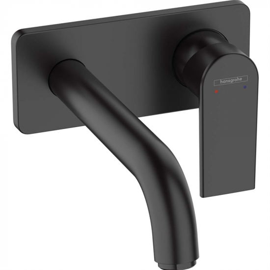 Смеситель Hansgrohe Vernis Shape 71578670 для раковины, черный матовый - фото 38450