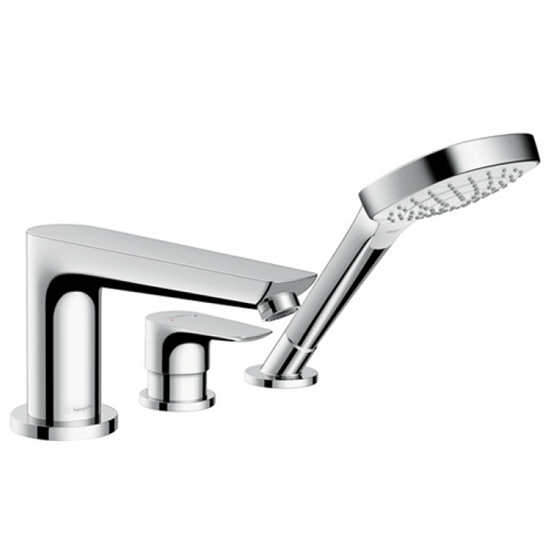 Смеситель на борт ванны Hansgrohe Talis E 71731000, на 3 отверстия, хром - фото 38495