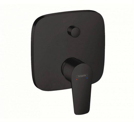 Смеситель Hansgrohe Talis E 71745670 для ванны и душа, черный матовый - фото 38509