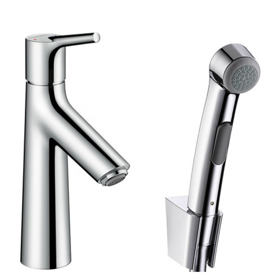 Смеситель Hansgrohe Talis S 72290000 для раковины с гигиеническим душем, хром - фото 38585