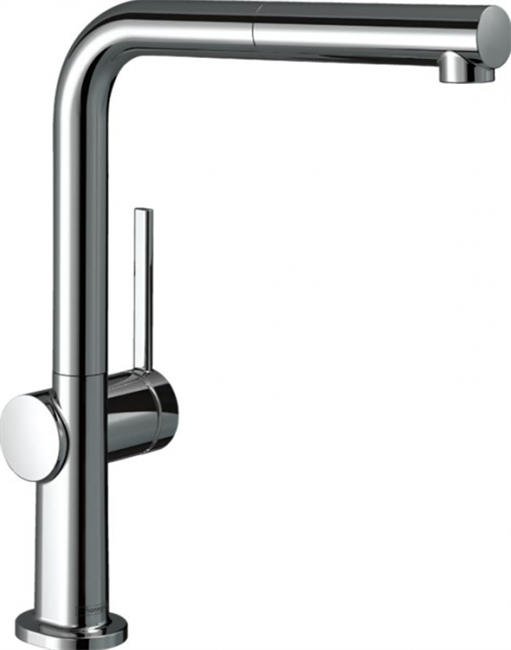 Смеситель Hansgrohe Talis 210 M54, для кухонной мойки, с вытяжным изливом, хром, 72808000 - фото 38637