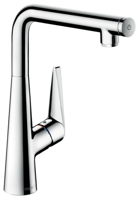 Смеситель Hansgrohe Talis S 300 72821800 для кухни с выдвижным изливом, под сталь - фото 38651