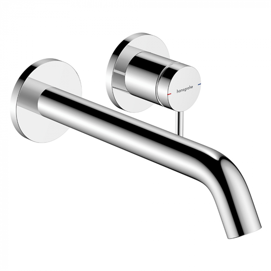 Смеситель встраиваемый для раковины Hansgrohe Tecturis S 73351000, с донным клапаном, цвет хром глянец - фото 38796