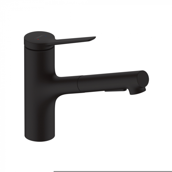 Смеситель Hansgrohe Zesis 74800670 M33 150 для кухонной мойки, черный матовый - фото 39169